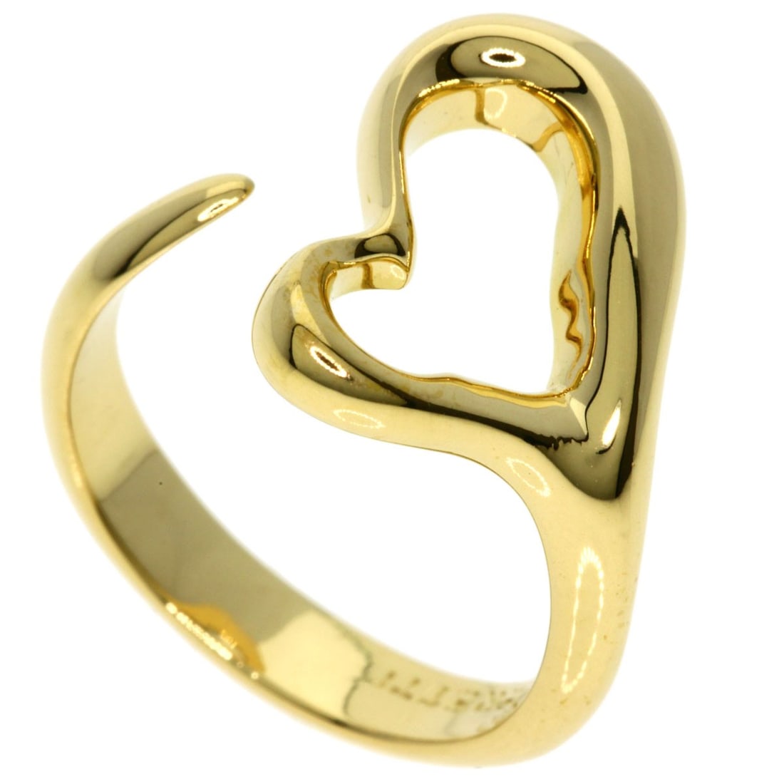 Gold TIFFANY&Co. Open heart Ring K18 Yellow: Gold TIFFANY&Co. Open heart Ring K18 Yellow This listing features Gold TIFFANY&Co. Open heart Ring K18 Yellow. Item specifics are provided below. Item Specifics: Brand: TIFFANY&Co. Style: Ring Materia