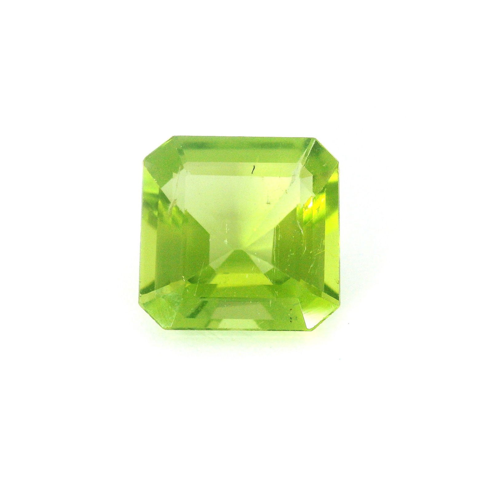 Loose Peridot Gemstone - GSI Octagonal 4.48ct Green SI: Loose Peridot Gemstone - GSI Octagonal 4.48ct Green SI This listing features Loose Peridot Gemstone - GSI Octagonal 4.48ct Green SI. Item specifics are provided below. Item Specifics: Type: Peridot