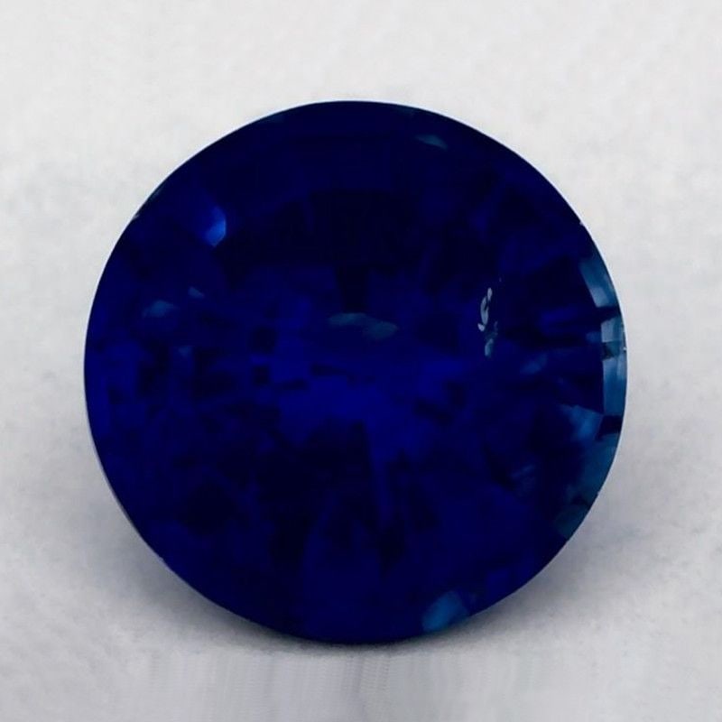 Loose Sapphire Gemstone - Round 1.09ct Blue SI (1 of 1)
