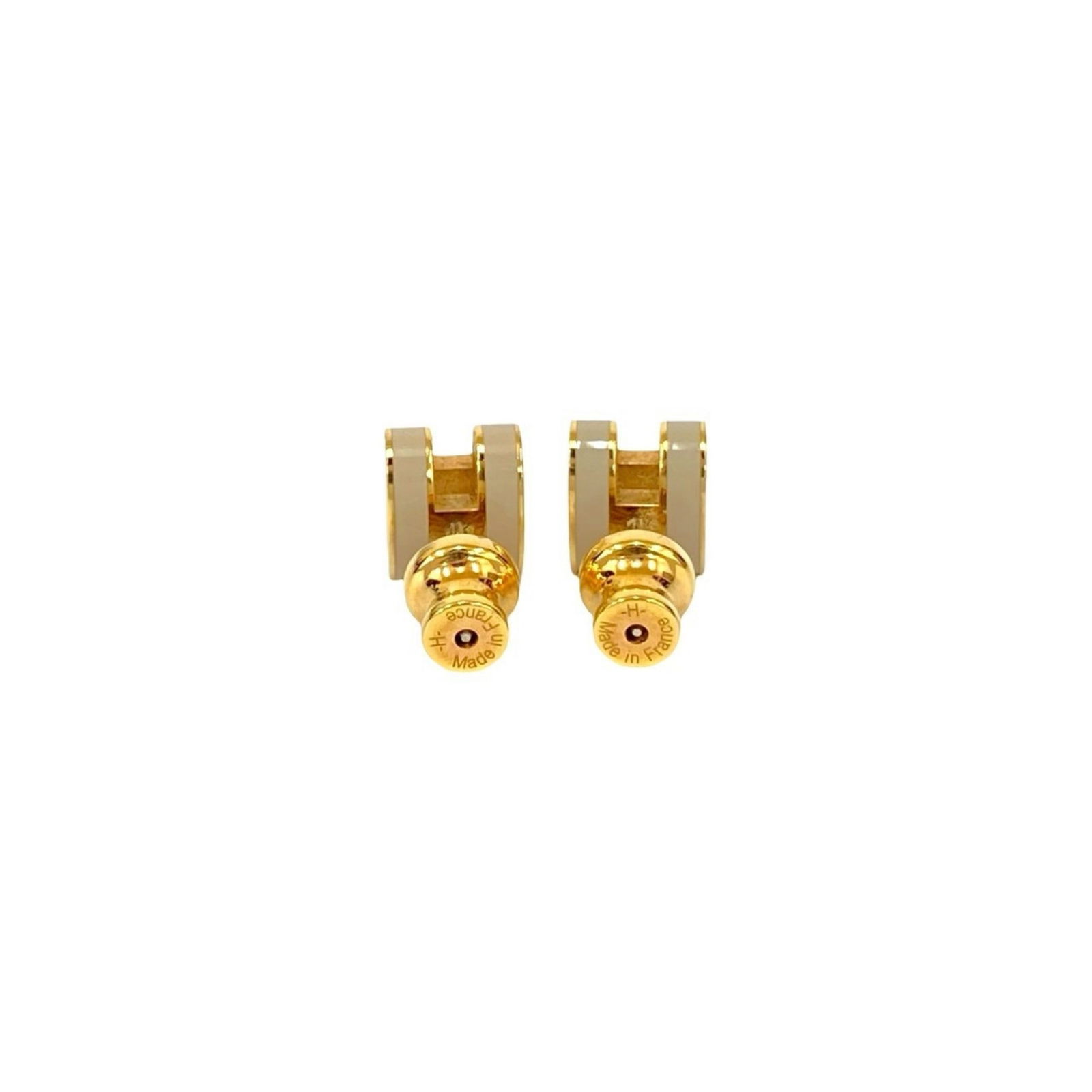 Plating Hermes Stud Earrings Gold - 5