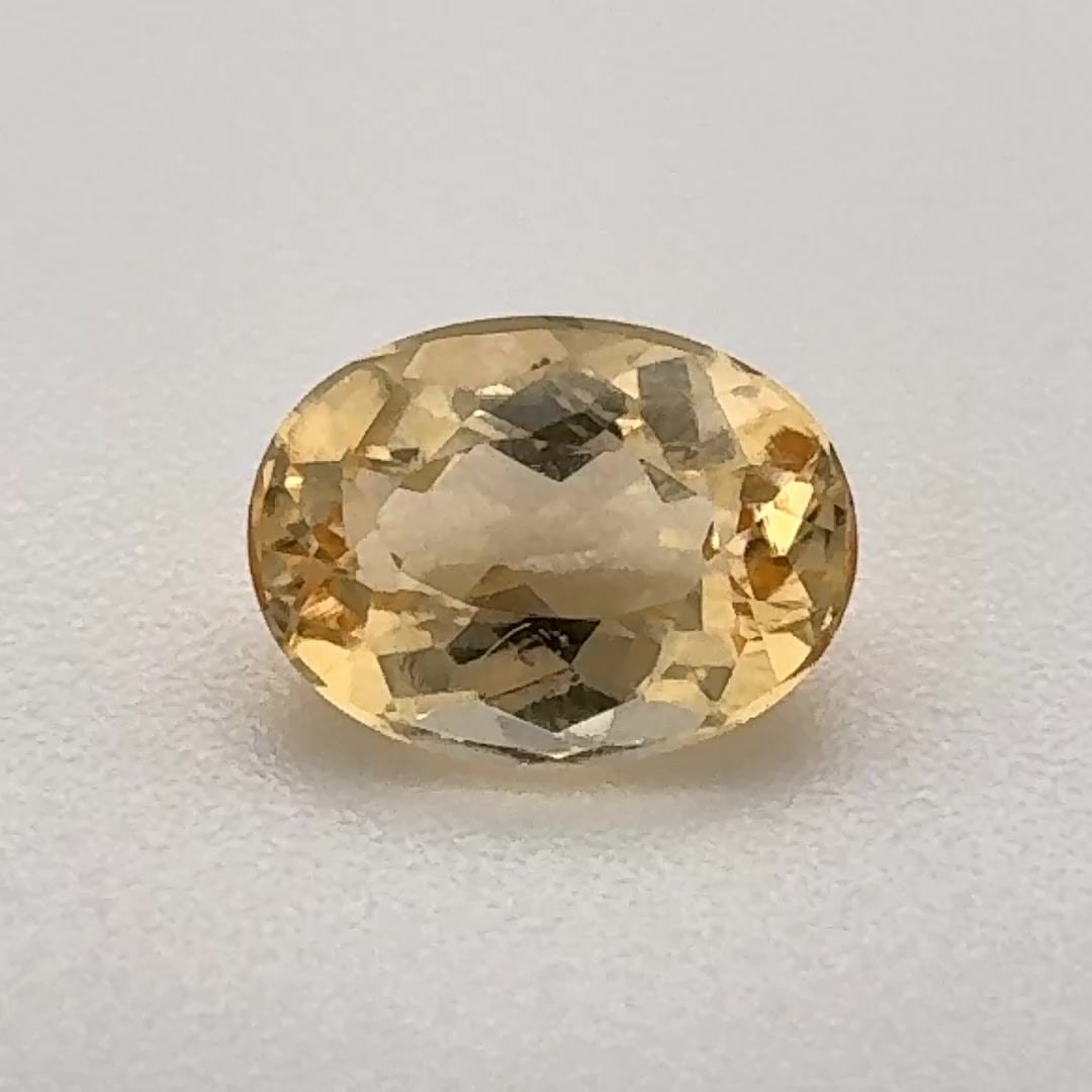Loose Topaz Gemstone - Oval 1.095ct Yellow SI (1 of 1)
