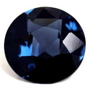 Loose Spinel Gemstone - Round 2.55ct Blue SI (1 of 1)