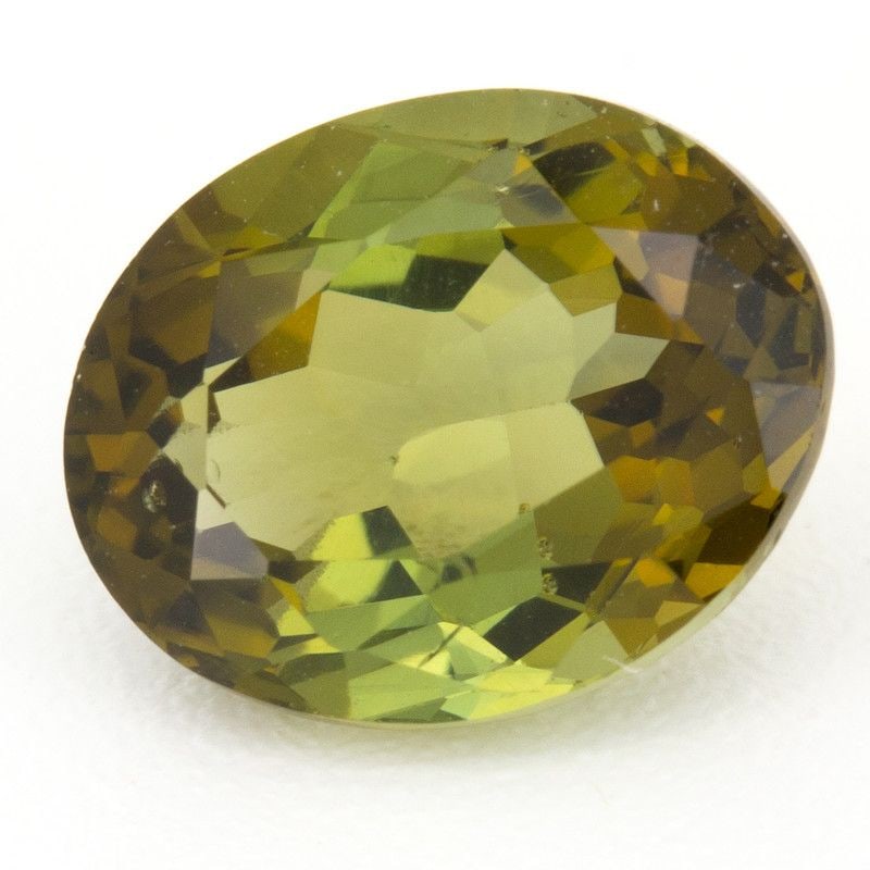Loose Tourmaline Gemstone - Oval 2.15ct Bi_Color SI (1 of 1)