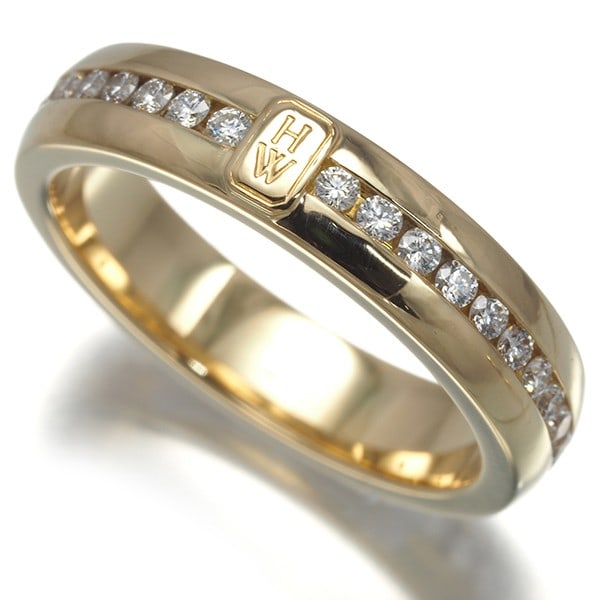 Gold Harry Winston Ring Diamond Hw Logo Us8-8.25 18K 750 Yellow: Gold Harry Winston Ring Diamond Hw Logo Us8-8.25 18K 750 Yellow This listing features Gold Harry Winston Ring Diamond Hw Logo Us8-8.25 18K 750 Yellow. Item specifics are provided below. Item Specifics