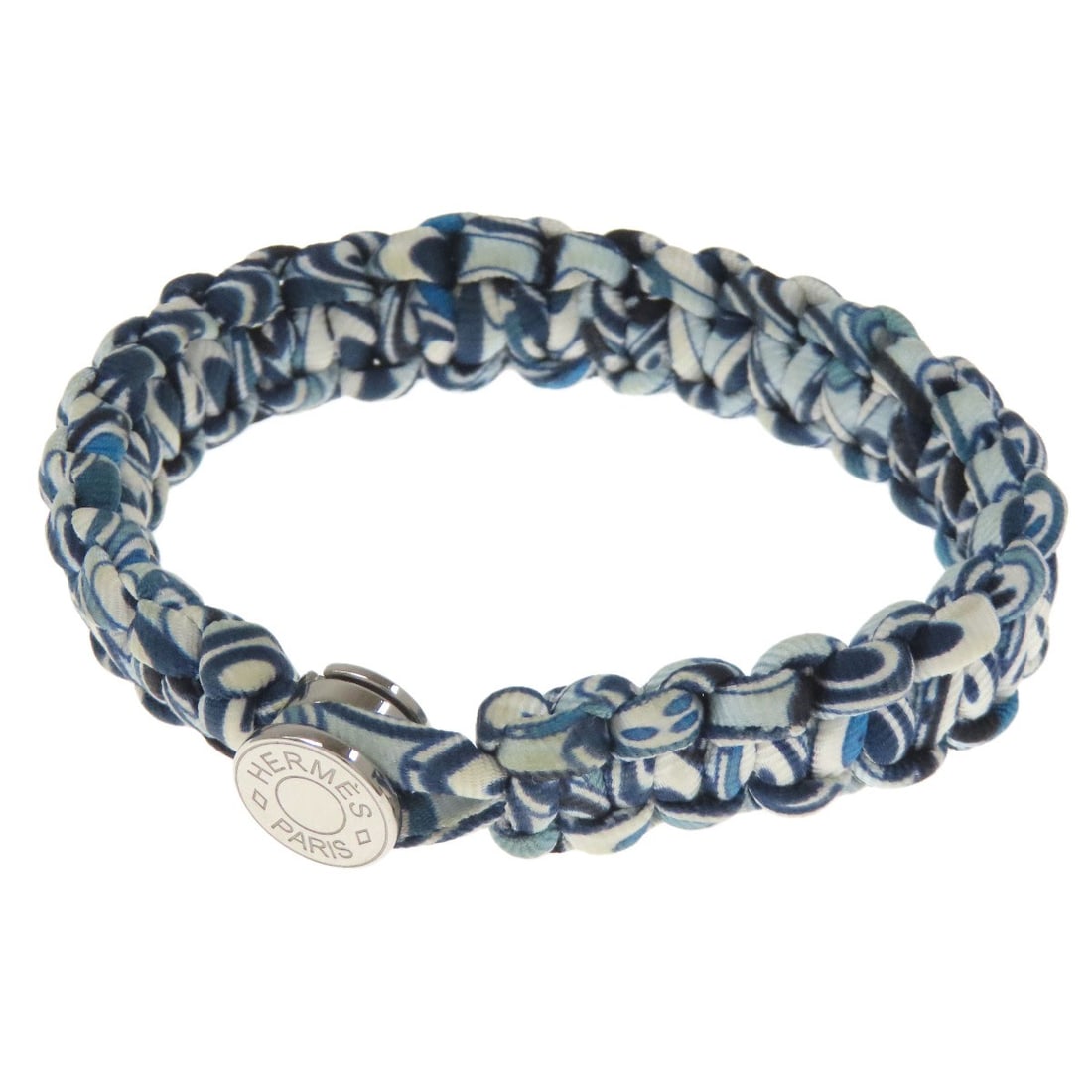 Silk HERMES Serie Kid Bracelet: Silk HERMES Serie Kid Bracelet This listing features Silk HERMES Serie Kid Bracelet. Item specifics are provided below. Item Specifics: Brand: HERMES Style: Bracelet Material: Silk Color: Blue x
