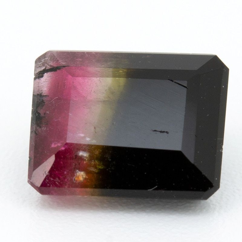 Loose Tourmaline Gemstone - Emerald 3.38ct Bi_Color MI (1 of 1)