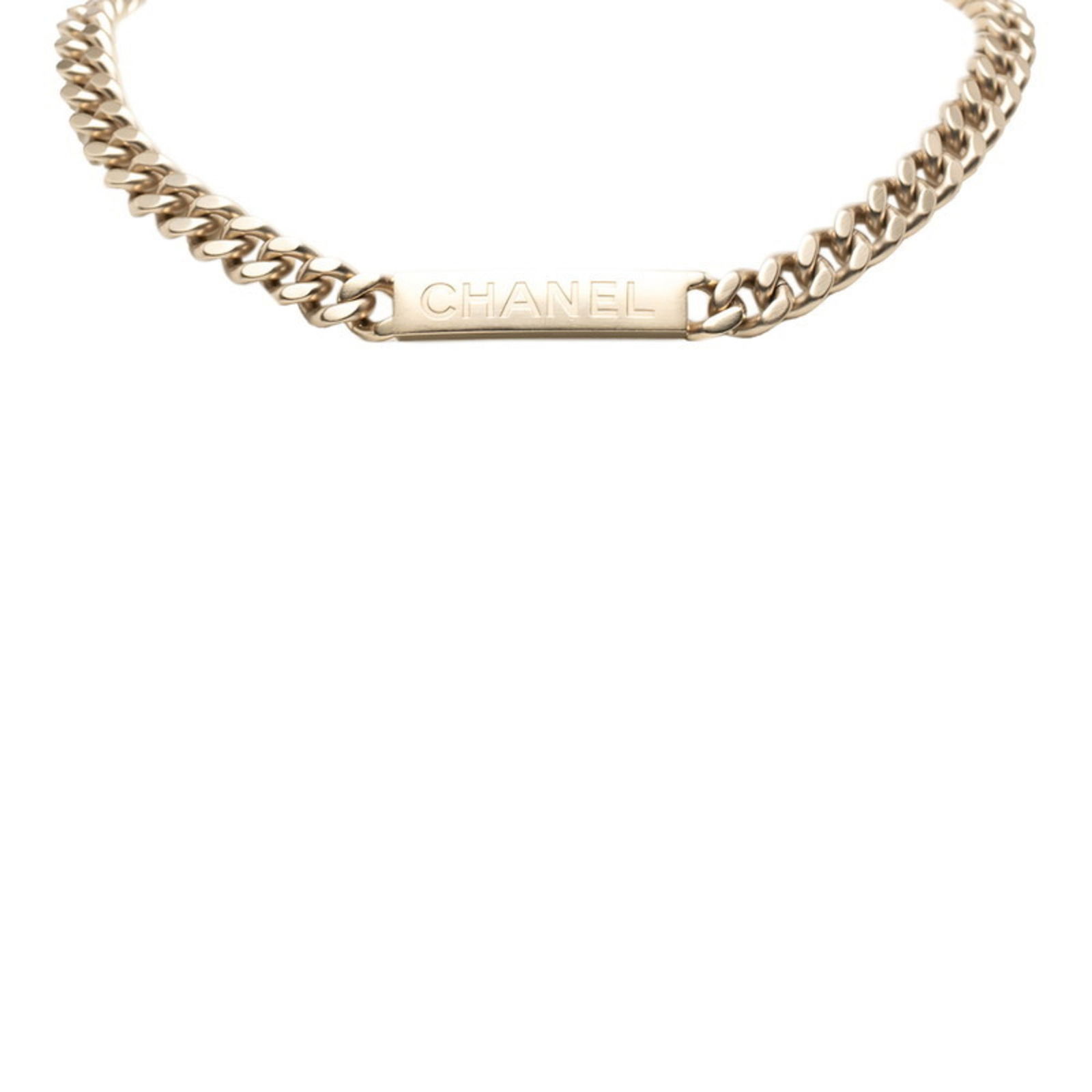 for men. - Chanel logo Coco mark chain necklace - gold plated: for men. - Chanel logo Coco mark chain necklace - gold plated This listing features for men. - Chanel logo Coco mark chain necklace - gold plated. Item specifics are provided below. Item Specifics:
