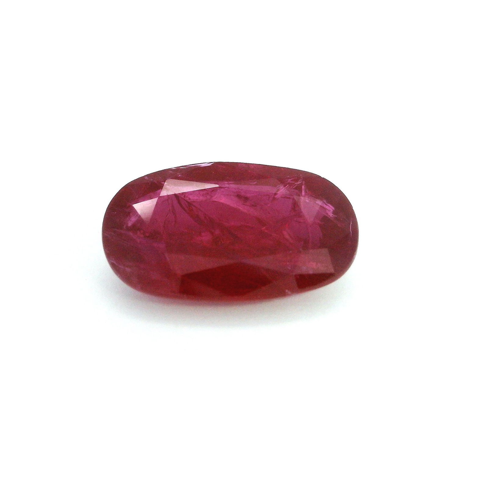 Loose Ruby Gemstone - Oval 4.72ct Red MI (1 of 1)