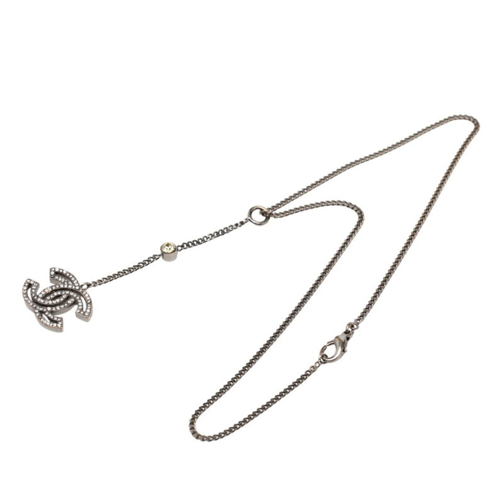 Women Chanel Coco Mark Necklace in Silver with Rhinestones for: Women Chanel Coco Mark Necklace in Silver with Rhinestones for This listing features Women Chanel Coco Mark Necklace in Silver with Rhinestones for. Item specifics are provided below. Item Specifics: