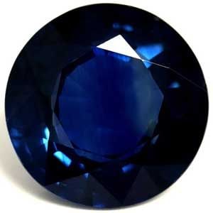 Loose Sapphire Gemstone - GIA Round 4.82ct Blue SI (1 of 1)