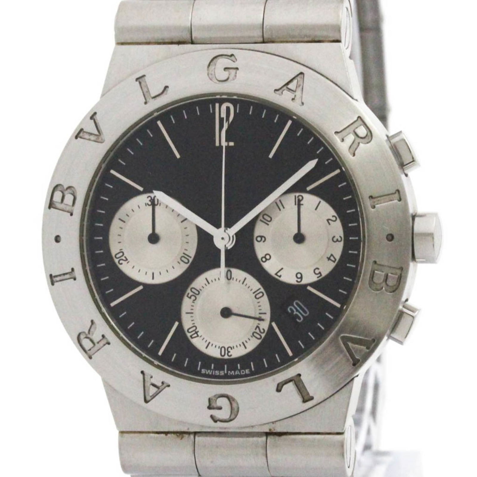 Wristwatch Bvlgari: Wristwatch Bvlgari This listing features Wristwatch Bvlgari. Item specifics are provided below. Item Specifics: Brand: Bvlgari Type: Wristwatch Style: Dress/Formal Gender: Men Material (Case): Stainle