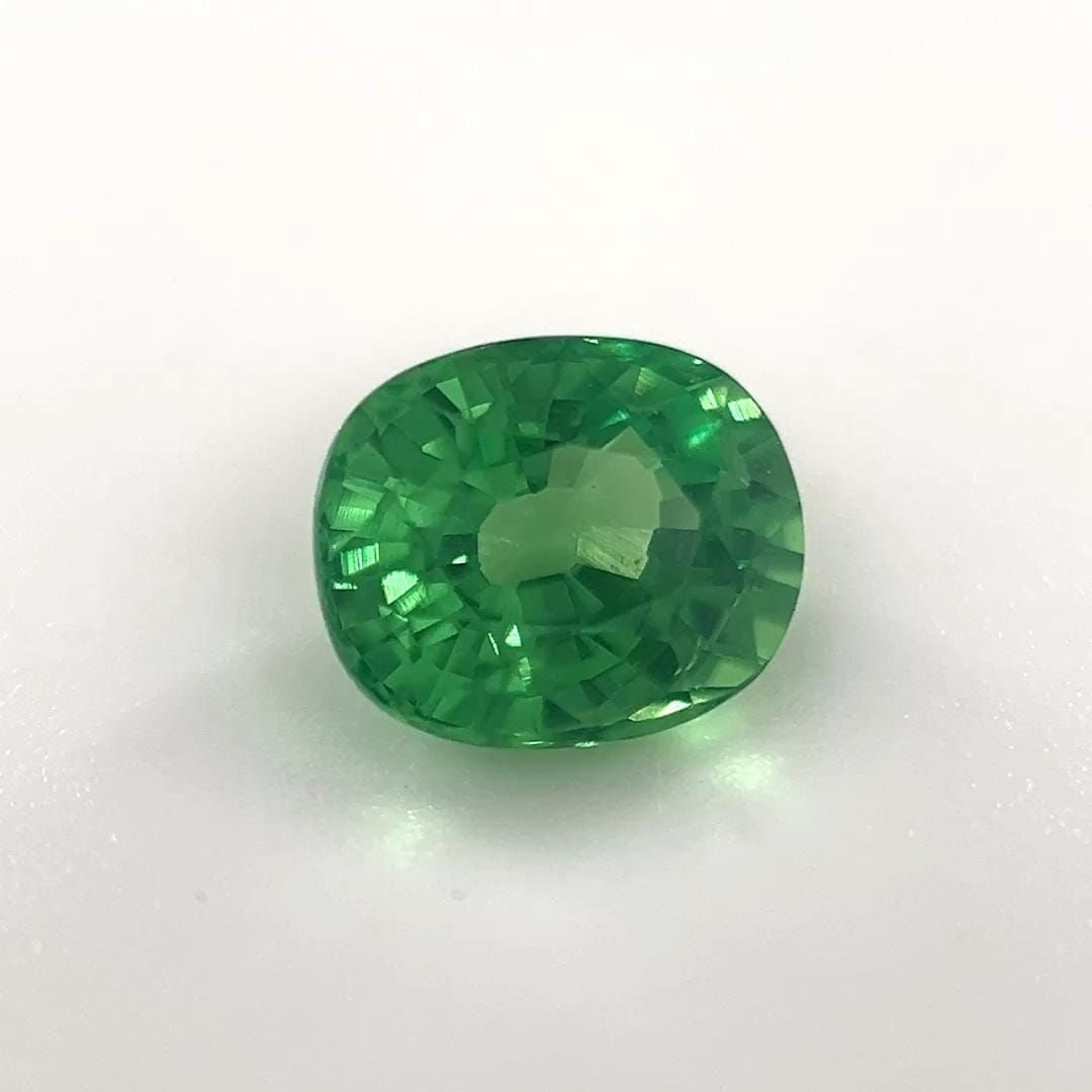 Loose Garnet Gemstone - Oval 1.315ct Green SI: Loose Garnet Gemstone - Oval 1.315ct Green SI This listing features Loose Garnet Gemstone - Oval 1.315ct Green SI. Item specifics are provided below. Item Specifics: Type: Garnet Carat: 1.315 Cut: