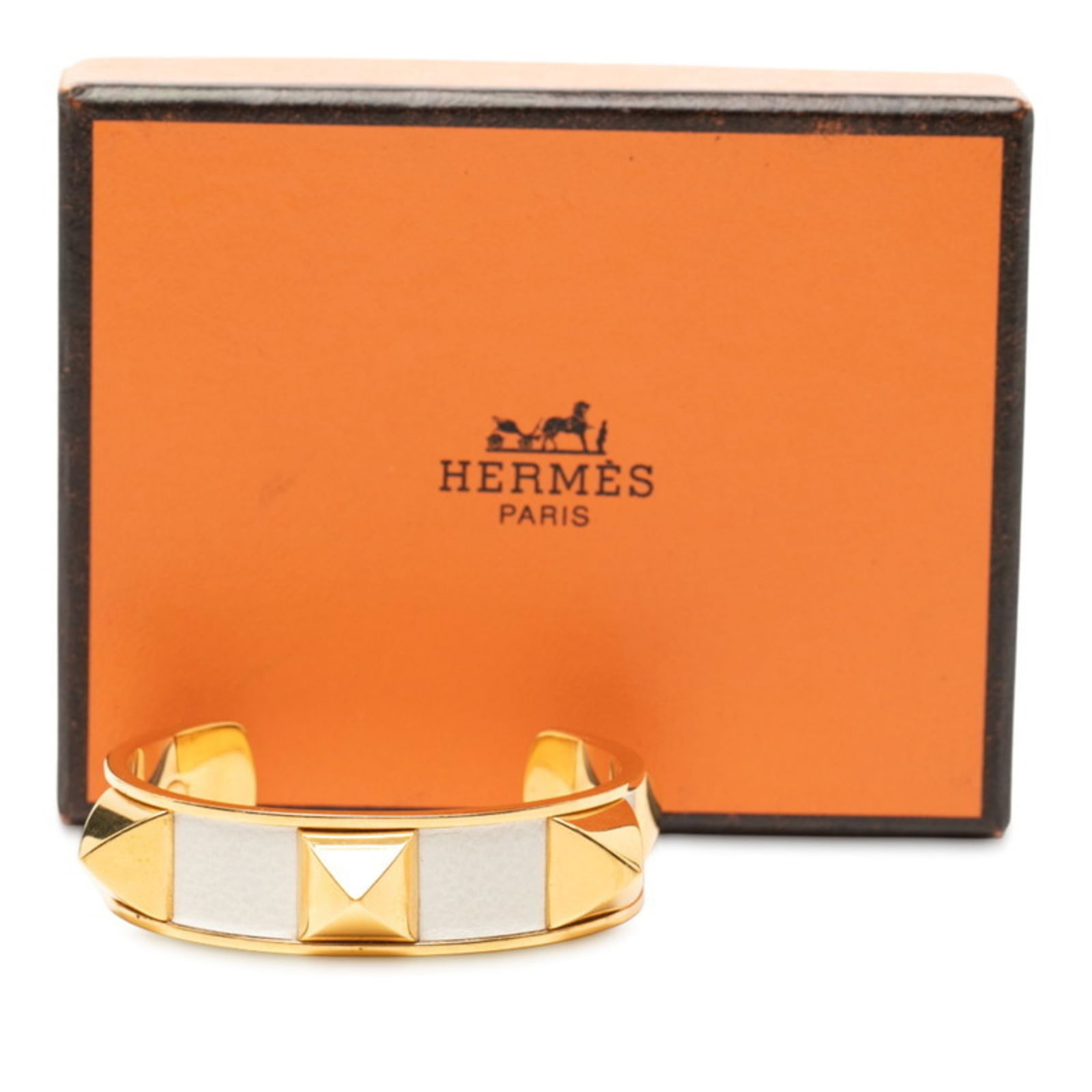 Leather Hermes Bangle - 5