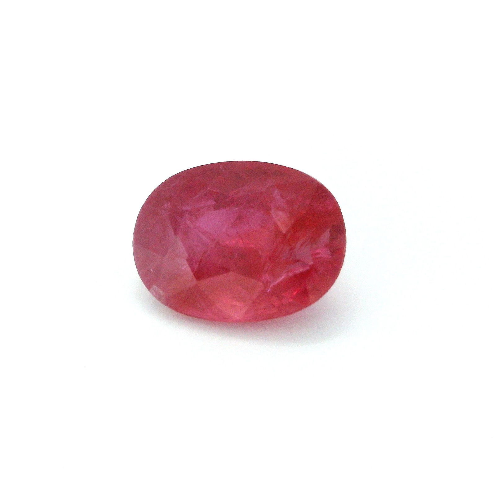 Loose Ruby Gemstone - CDC Oval 4.82ct Red MI (1 of 1)