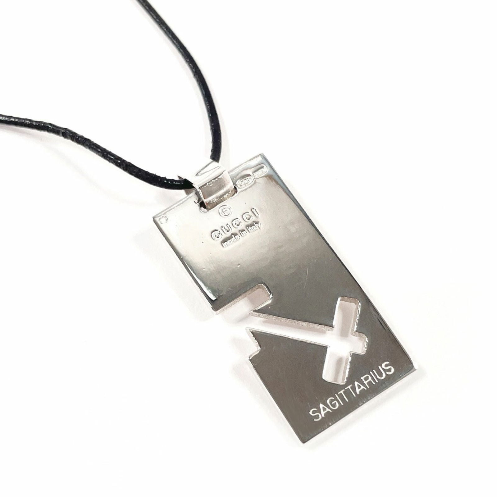 Unisex GUCCI Constellation SAGITTARIUS Necklace Silver 925: Unisex GUCCI Constellation SAGITTARIUS Necklace Silver 925 This listing features Unisex GUCCI Constellation SAGITTARIUS Necklace Silver 925. Item specifics are provided below. Item Specifics: Brand: