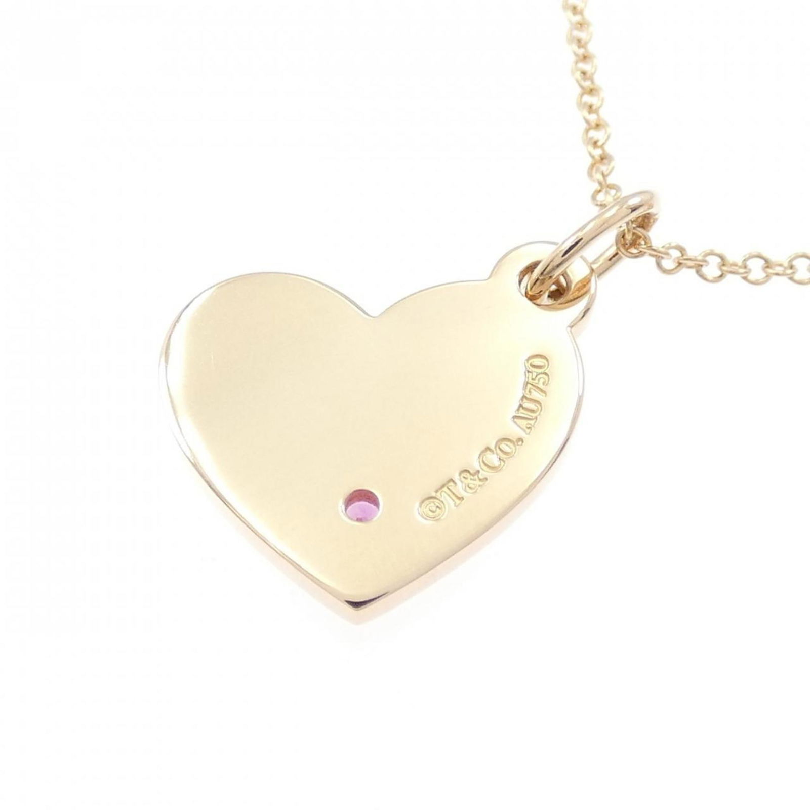 Necklace Tiffany Heart Ruby - 4