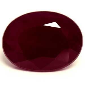 Loose Ruby Gemstone - GIA Oval 3.37ct Red SI (1 of 1)