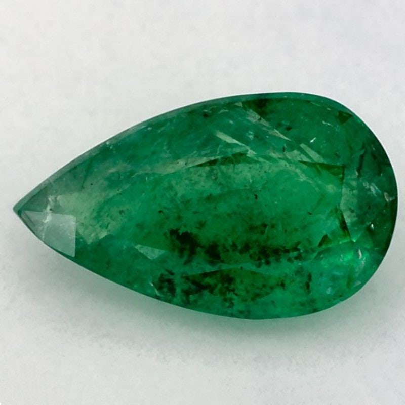 Loose Emerald Gemstone - Pear 2.1ct Green SI: Loose Emerald Gemstone - Pear 2.1ct Green SI This listing features Loose Emerald Gemstone - Pear 2.1ct Green SI. Item specifics are provided below. Item Specifics: Type: Emerald Carat: 2.1 Cut: