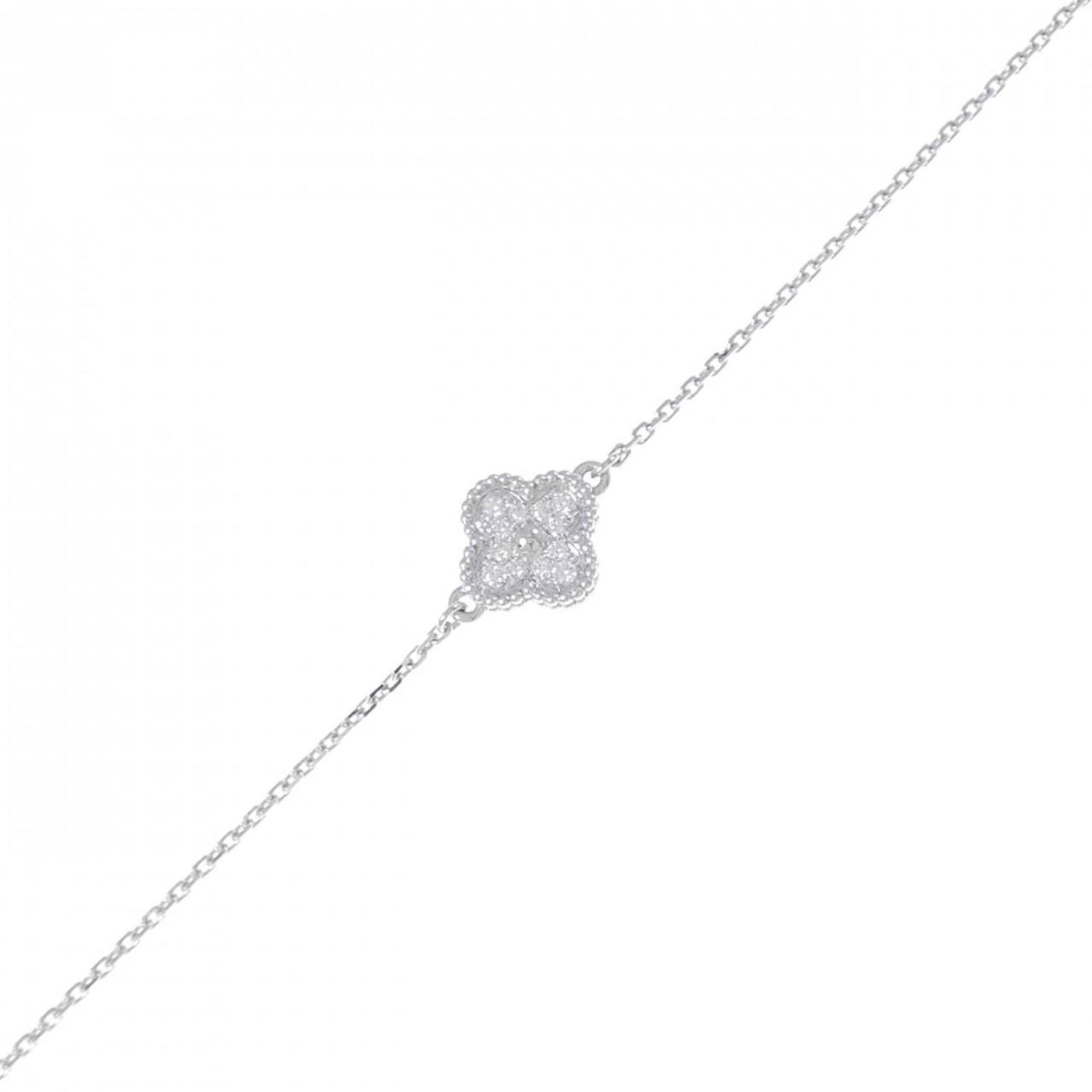 (18K) Van Cleef & Arpels Charm Bracelet White Gold: (18K) Van Cleef & Arpels Charm Bracelet White Gold This listing features (18K) Van Cleef & Arpels Charm Bracelet White Gold. Item specifics are provided below. Item Specifics: Brand: Van Cleef & Arpel