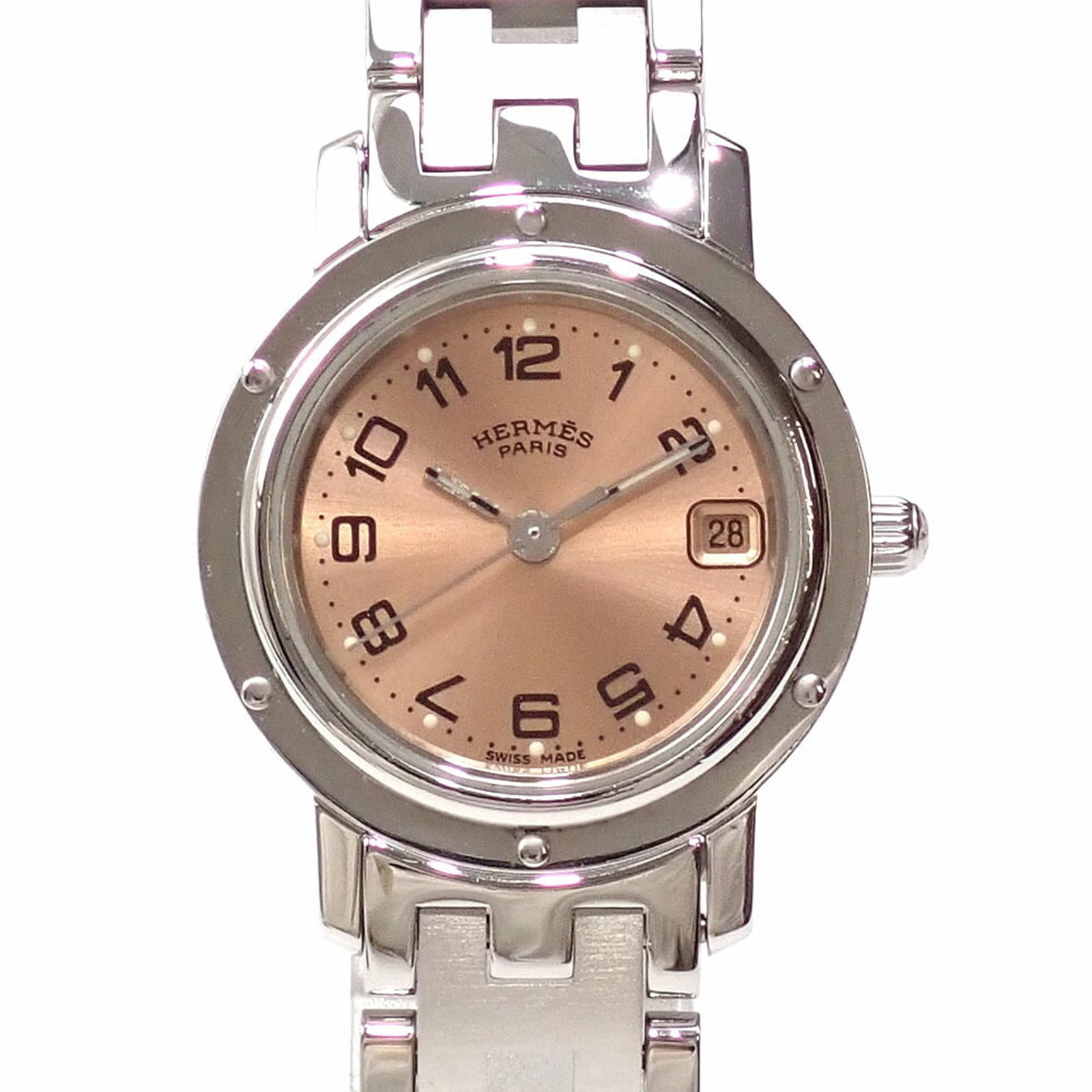 Wristwatch Hermes: Wristwatch Hermes This listing features Wristwatch Hermes. Item specifics are provided below. Item Specifics: Brand: Hermes Type: Wristwatch Gender: Women Material (Case): Stainless Steel Material (Ba