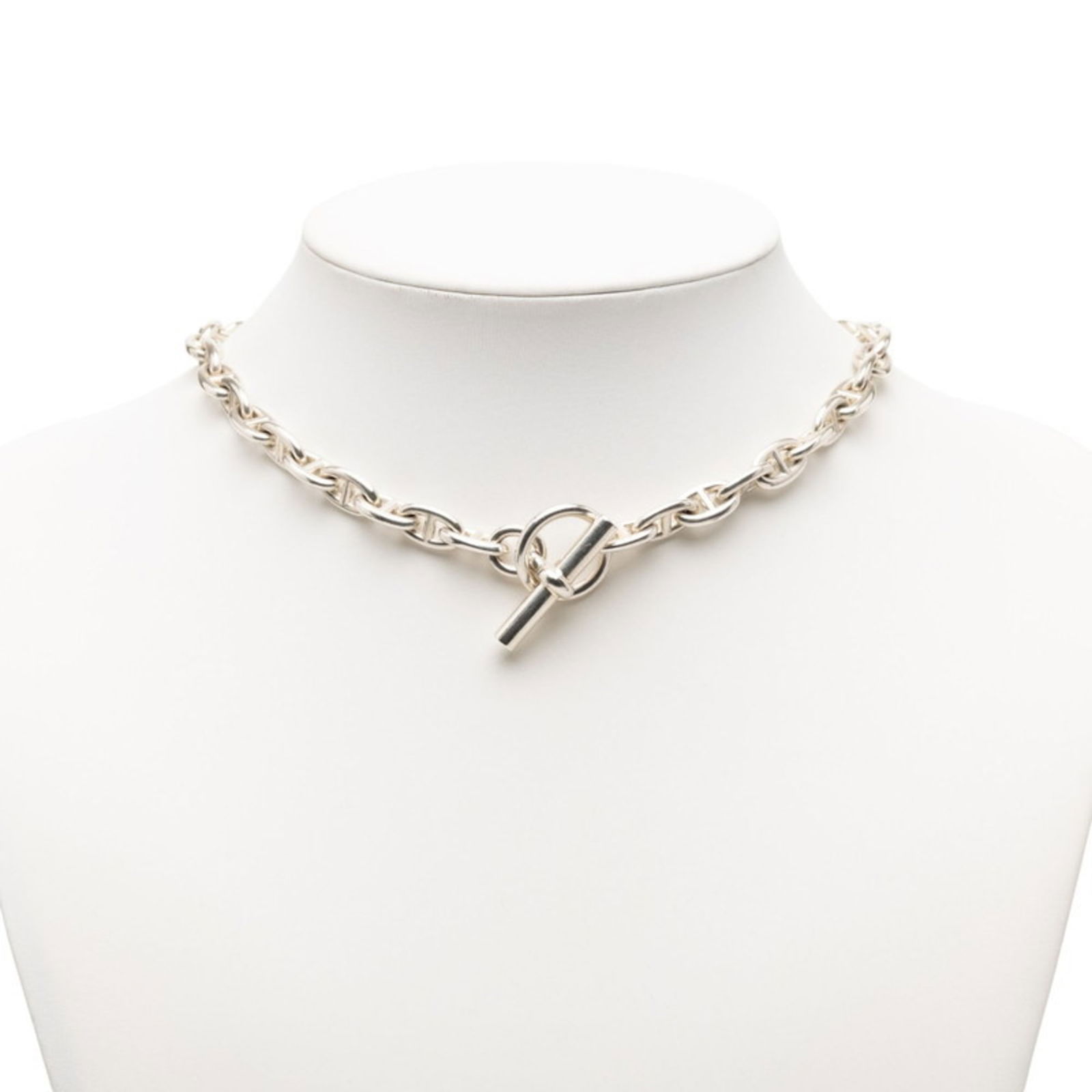 women. Hermes Herms Chaine d'Ancre PM 43-link necklace in silver for men and: women. Hermes Herms Chaine d'Ancre PM 43-link necklace in silver for men and This listing features women. Hermes Herms Chaine d'Ancre PM 43-link necklace in silver for men and. Item specifics are prov
