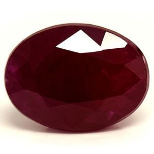 Loose Ruby Gemstone - GIA Oval 3.33ct Red SI (1 of 1)