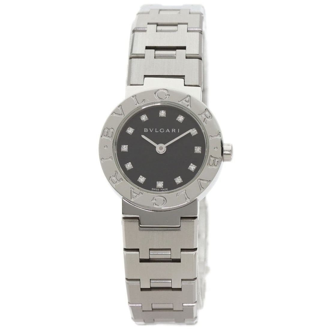 Stainless BVLGARI 12P Diamond Watches BB23SS/ 12: Stainless BVLGARI 12P Diamond Watches BB23SS/ 12 This listing features Stainless BVLGARI 12P Diamond Watches BB23SS/ 12. Item specifics are provided below. Item Specifics: Brand: BVLGARI Style: Watche
