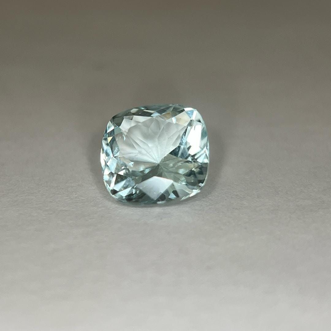 Loose Aquamarine Gemstone - Cushion 4.29ct Blue SI: Loose Aquamarine Gemstone - Cushion 4.29ct Blue SI This listing features Loose Aquamarine Gemstone - Cushion 4.29ct Blue SI. Item specifics are provided below. Item Specifics: Type: Aquamarine
