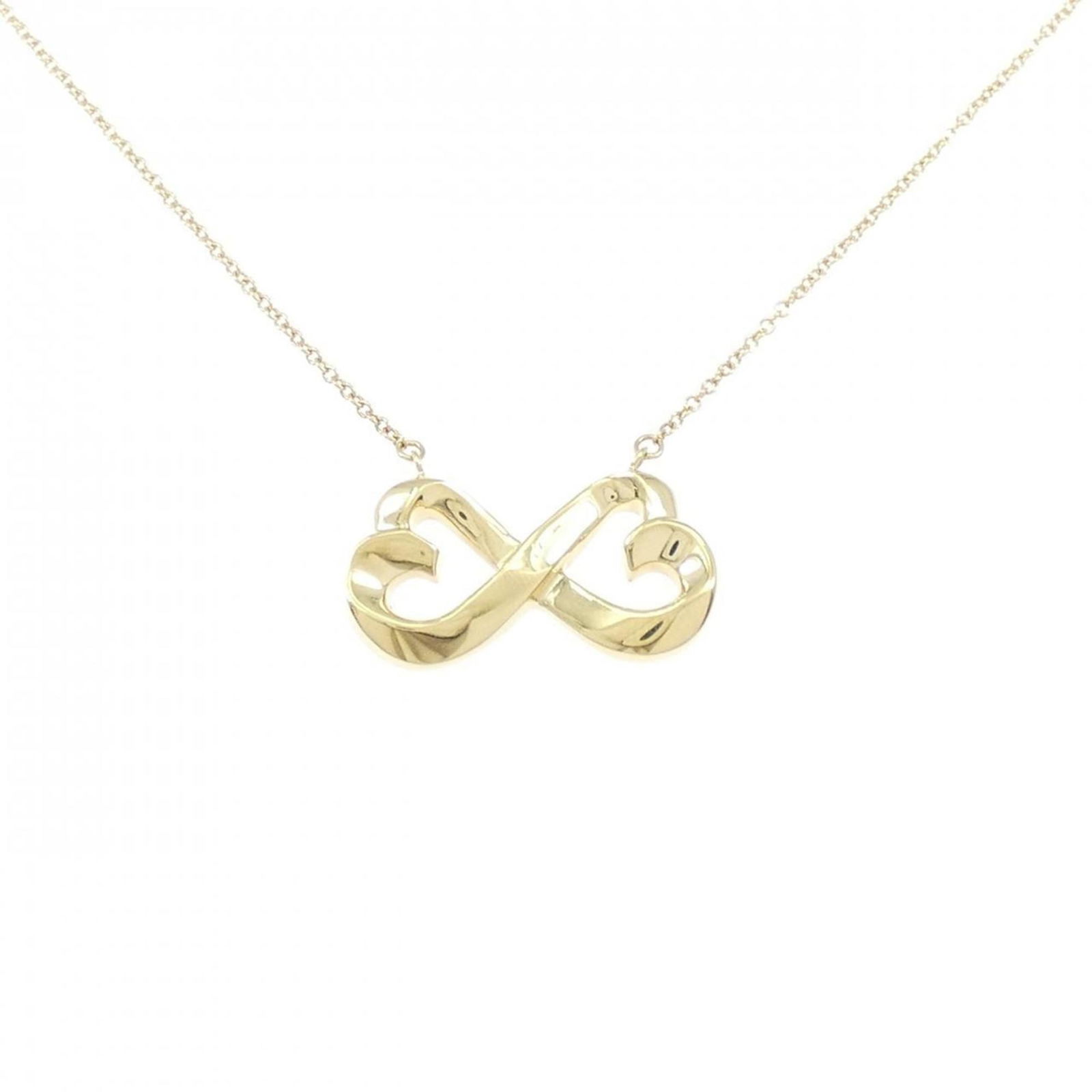 Necklace Tiffany Double Loving Heart (1 of 6)
