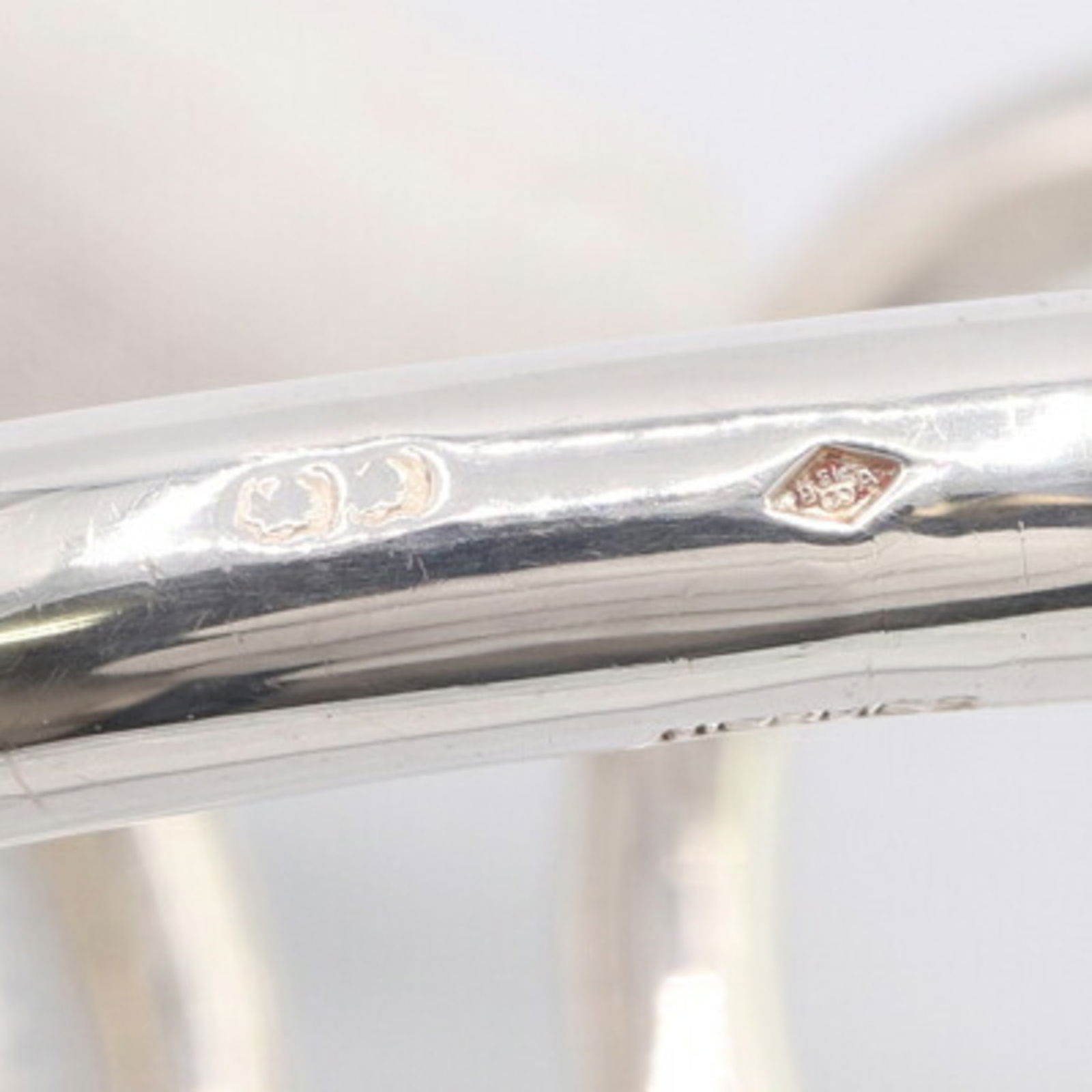 925 Hermes Bangle Sterling Silver - 5