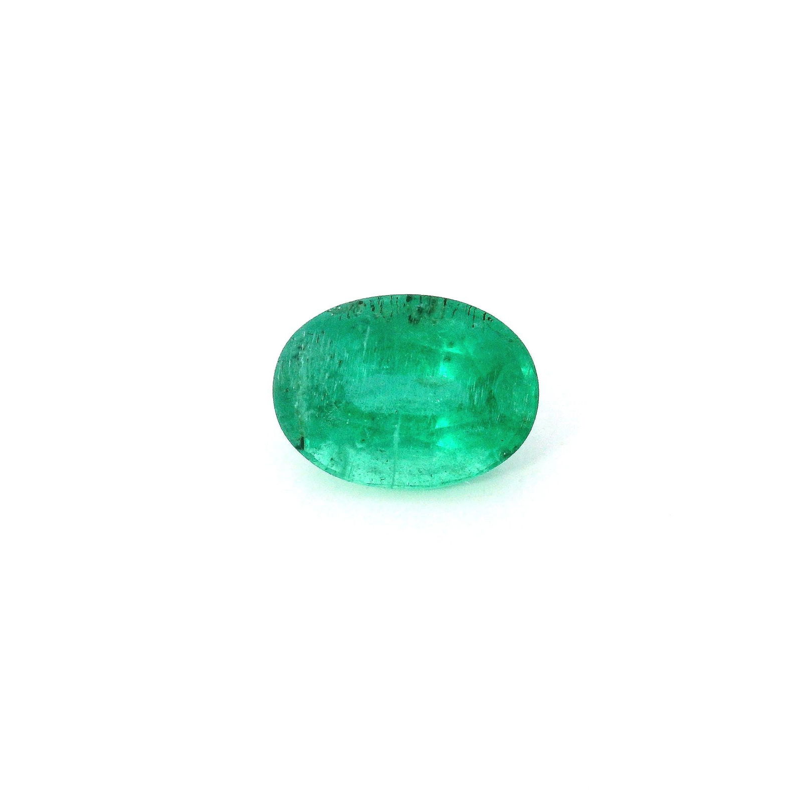 Loose Emerald Gemstone - GSI Oval 1.34ct Green MI (1 of 1)