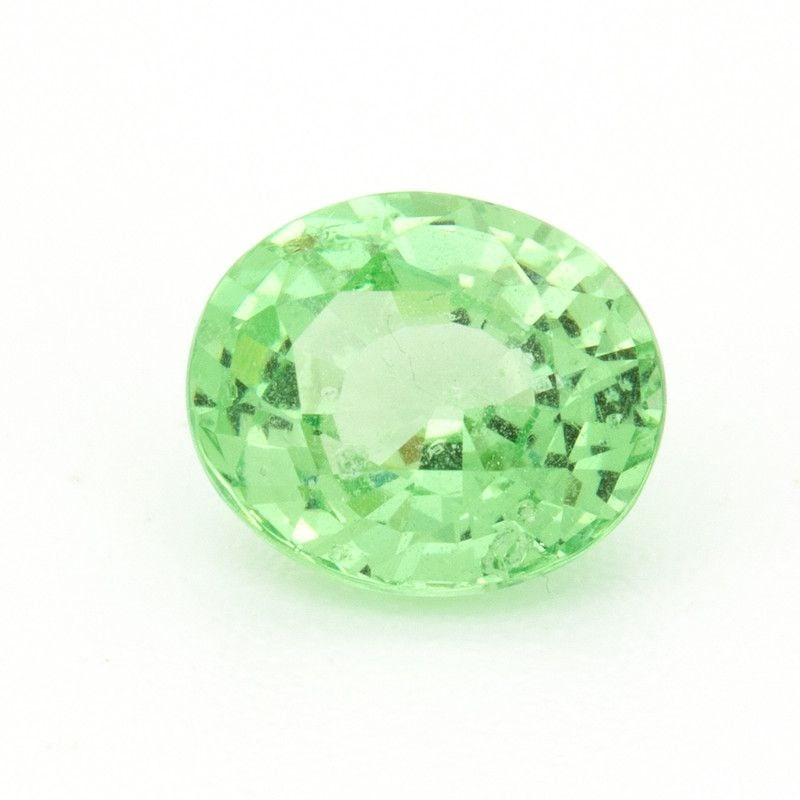 Loose Garnet Gemstone - Oval 1.31ct Green SI (1 of 1)