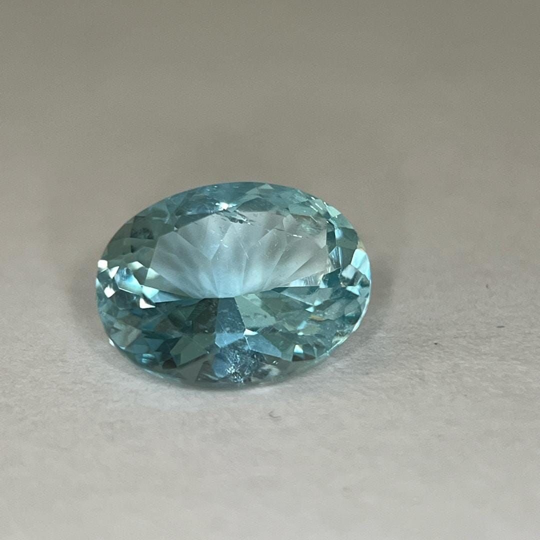 Loose Aquamarine Gemstone - Oval 3.57ct Blue SI: Loose Aquamarine Gemstone - Oval 3.57ct Blue SI This listing features Loose Aquamarine Gemstone - Oval 3.57ct Blue SI. Item specifics are provided below. Item Specifics: Type: Aquamarine Carat: 3.57 C