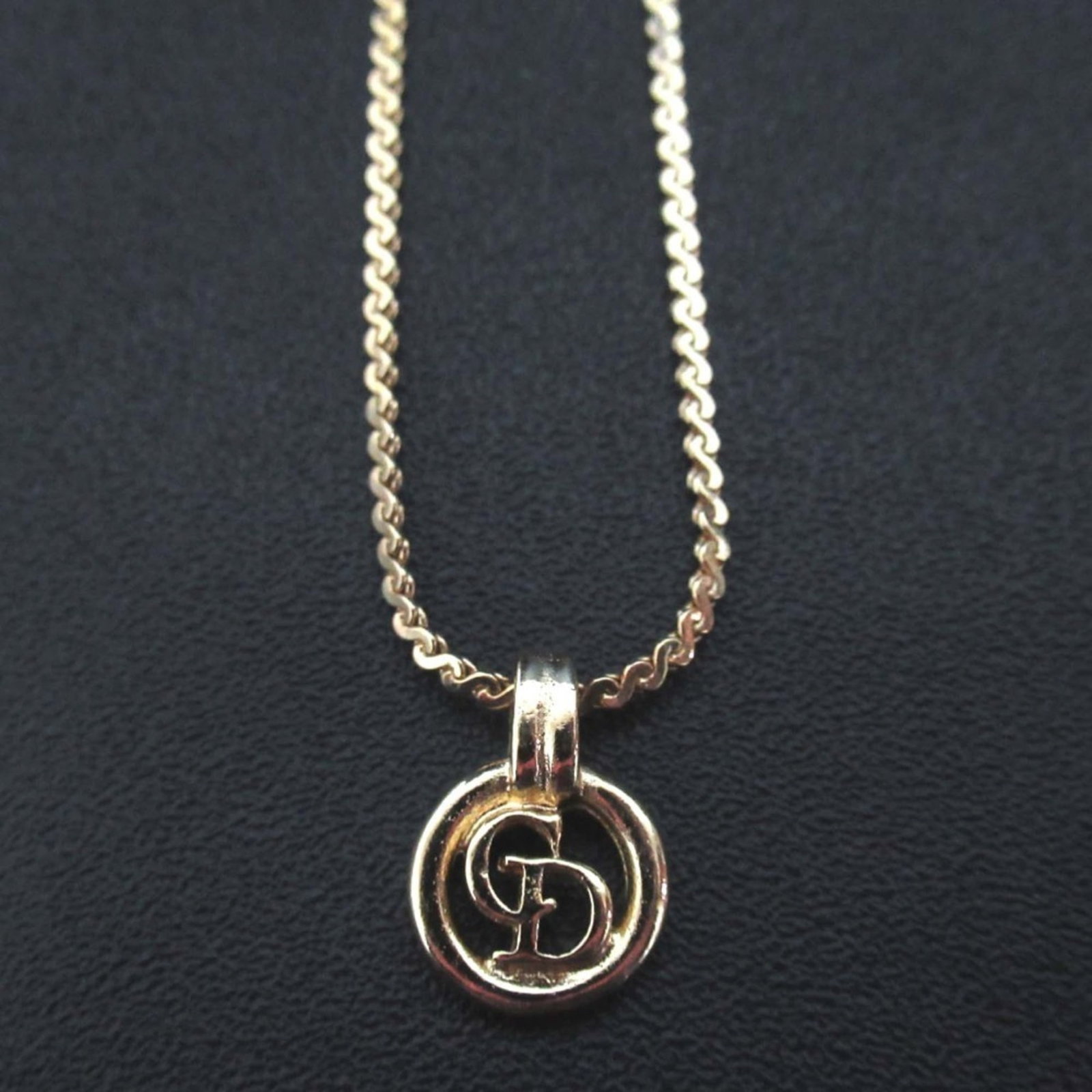 for women - Christian Dior logo charm necklace pendant - GP - gold color: for women - Christian Dior logo charm necklace pendant - GP - gold color This listing features for women - Christian Dior logo charm necklace pendant - GP - gold color. Item specifics are provided bel