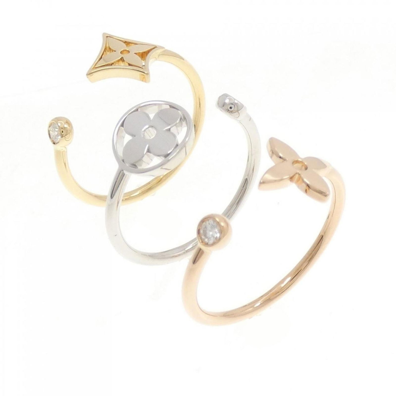 Yellow Gold (18K) - Louis Vuitton Band Ring Pink Gold (18K) - White Gold (18K): Yellow Gold (18K) - Louis Vuitton Band Ring Pink Gold (18K) - White Gold (18K) This listing features Yellow Gold (18K) - Louis Vuitton Band Ring Pink Gold (18K) - White Gold (18K). Item specifics are