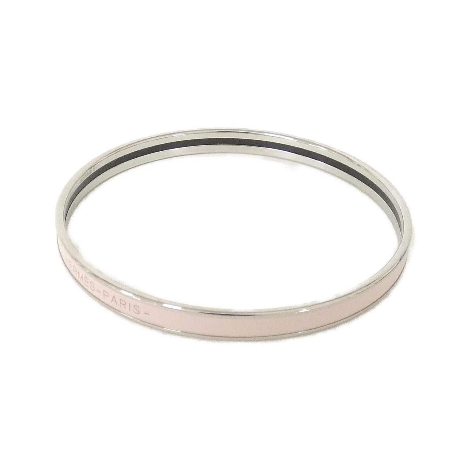 Bangle Hermes: Bangle Hermes This listing features Bangle Hermes. Item specifics are provided below. Item Specifics: Brand: Hermes Type: Bangle Gender: Men,Women Color: Pink, Silver Length: 19.5cm / 7.67'' Condition