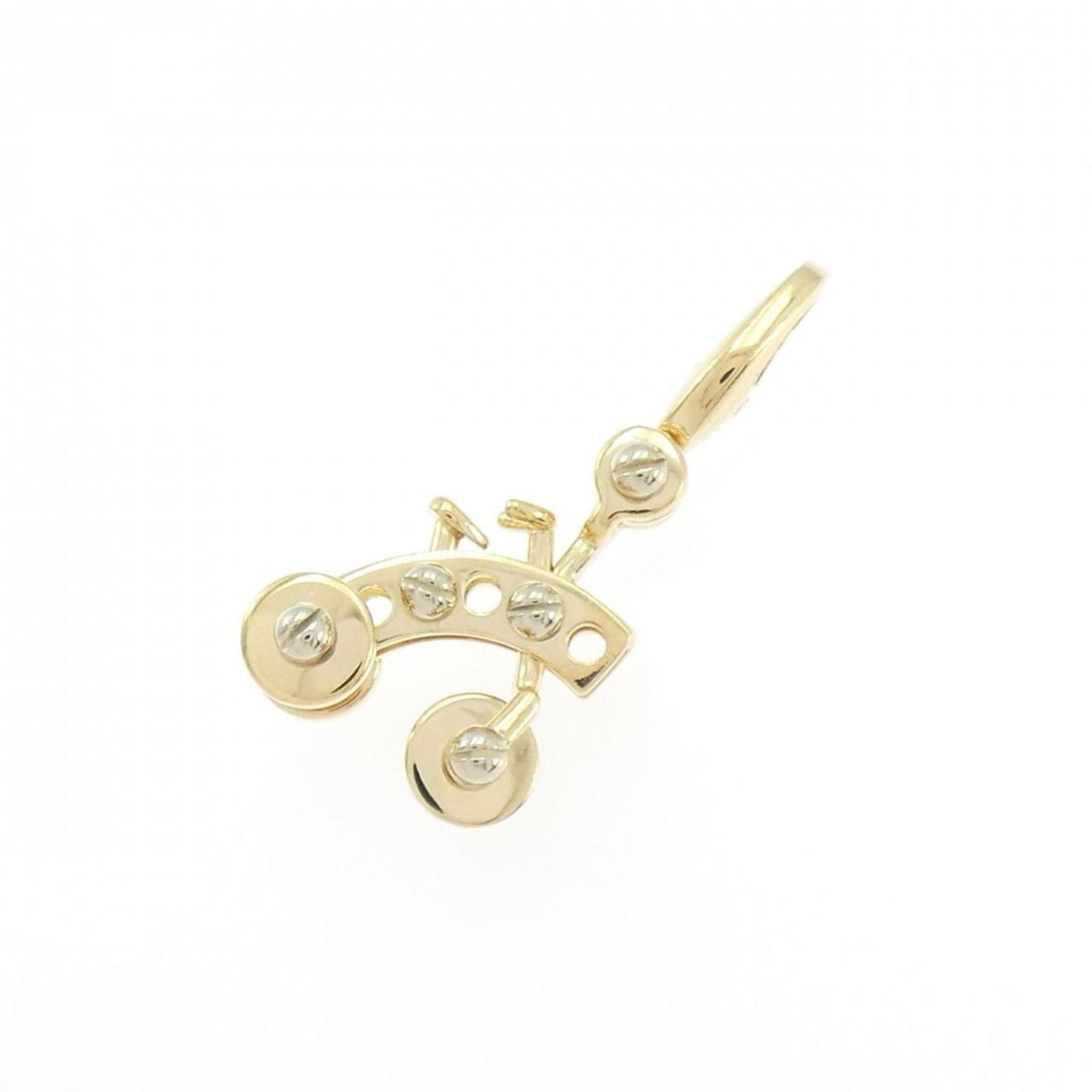 Charm Cartier Tricycle: Charm Cartier Tricycle This listing features Charm Cartier Tricycle. Item specifics are provided below. Item Specifics: Brand: Cartier Necklace Type: Pendant Gender: Women Material: White Gold (18K),