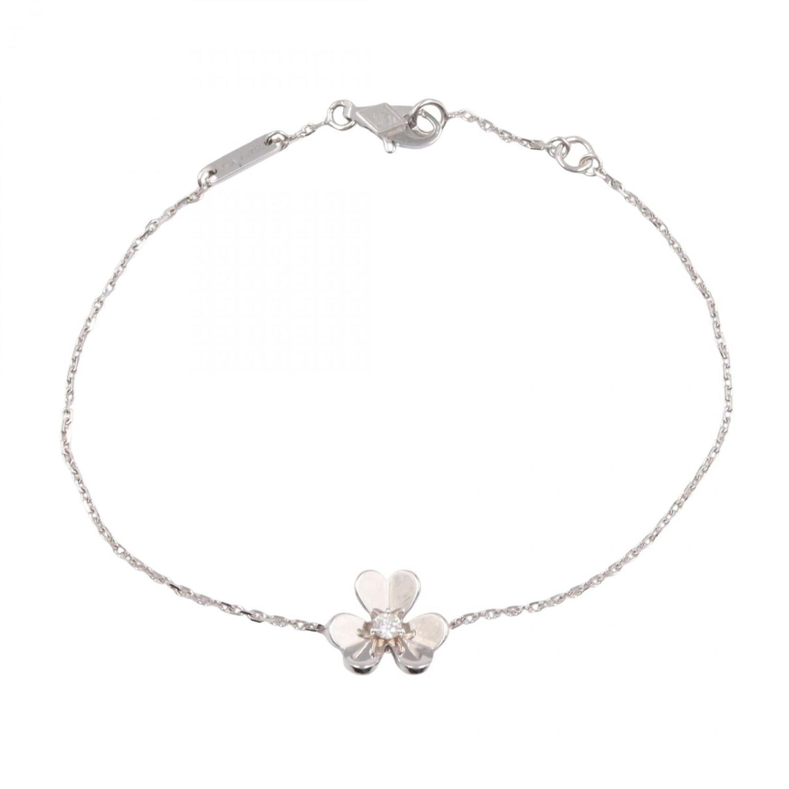(18K) Van Cleef & Arpels Charm Bracelet White Gold: (18K) Van Cleef & Arpels Charm Bracelet White Gold This listing features (18K) Van Cleef & Arpels Charm Bracelet White Gold. Item specifics are provided below. Item Specifics: Brand: Van Cleef & Arpel
