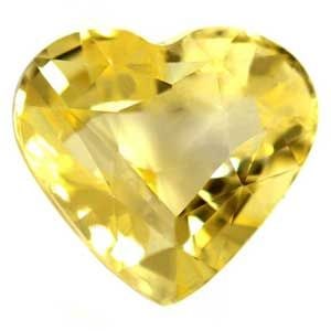Loose Sapphire Gemstone - GIA Heart 1.99ct Yellow SI (1 of 1)