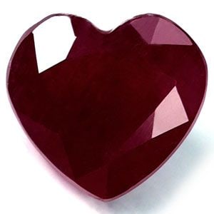 Loose Ruby Gemstone - GIA Heart 2.02ct Red SI (1 of 1)