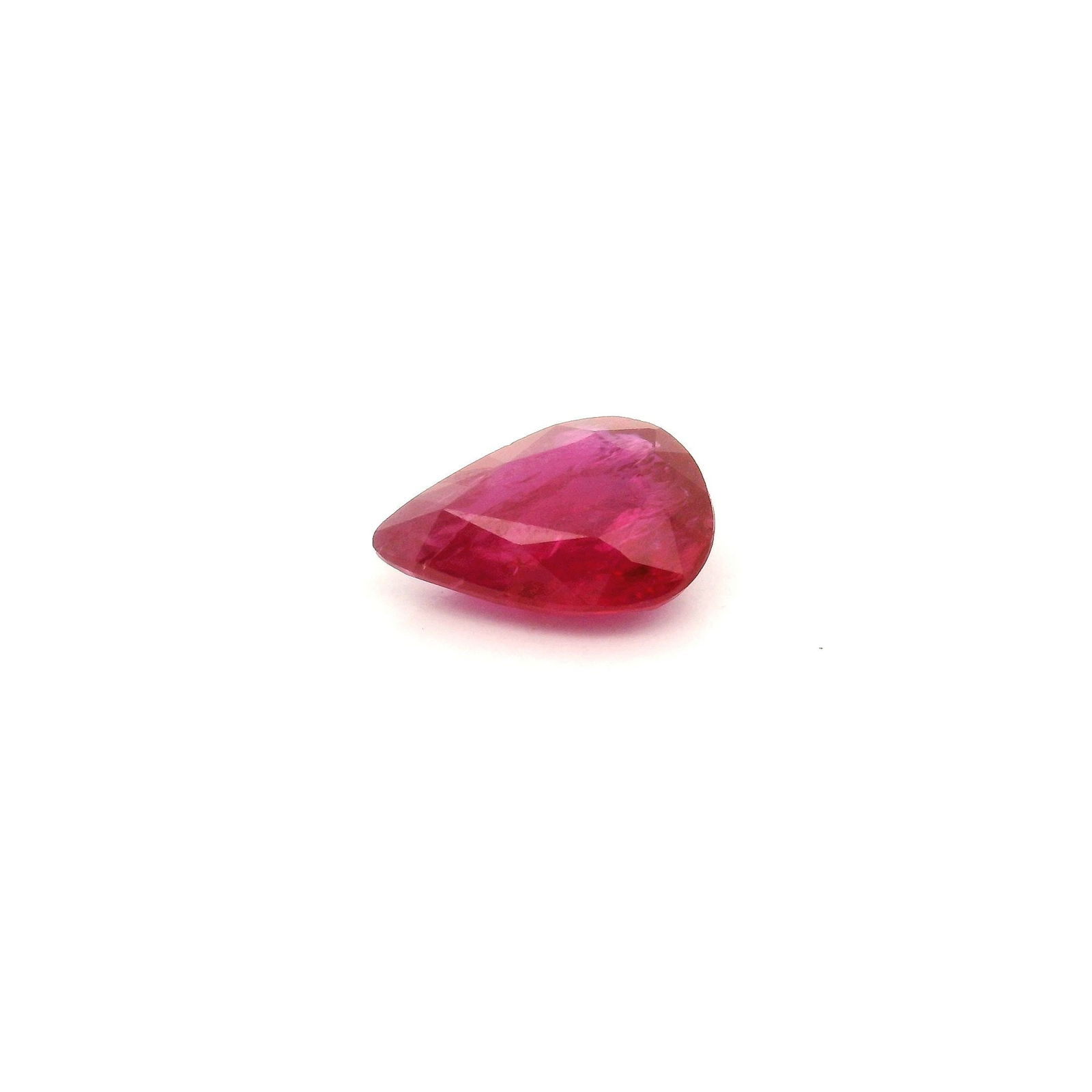 Loose Ruby Gemstone - GSI Pear 1.05ct Red SI (1 of 1)