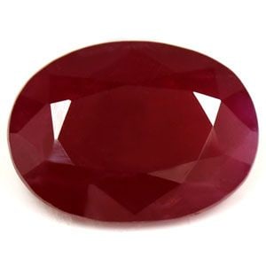 Loose Ruby Gemstone - GIA Oval 2.43ct Red SI (1 of 1)