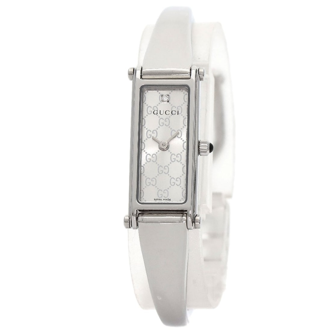 Steel GUCCI Square face 1P Diamond Watches 1500L Stainless Steel/ Stainless: Steel GUCCI Square face 1P Diamond Watches 1500L Stainless Steel/ Stainless This listing features Steel GUCCI Square face 1P Diamond Watches 1500L Stainless Steel/ Stainless. Item specifics are