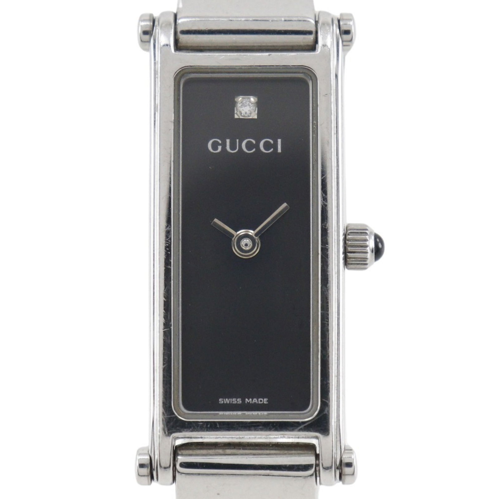 Wristwatch Gucci: Wristwatch Gucci This listing features Wristwatch Gucci. Item specifics are provided below. Item Specifics: Brand: Gucci Type: Wristwatch Gender: Women Display: Analog Material (Case): Stainless Steel