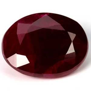 Loose Ruby Gemstone - GIA Oval 2.65ct Red SI (1 of 1)
