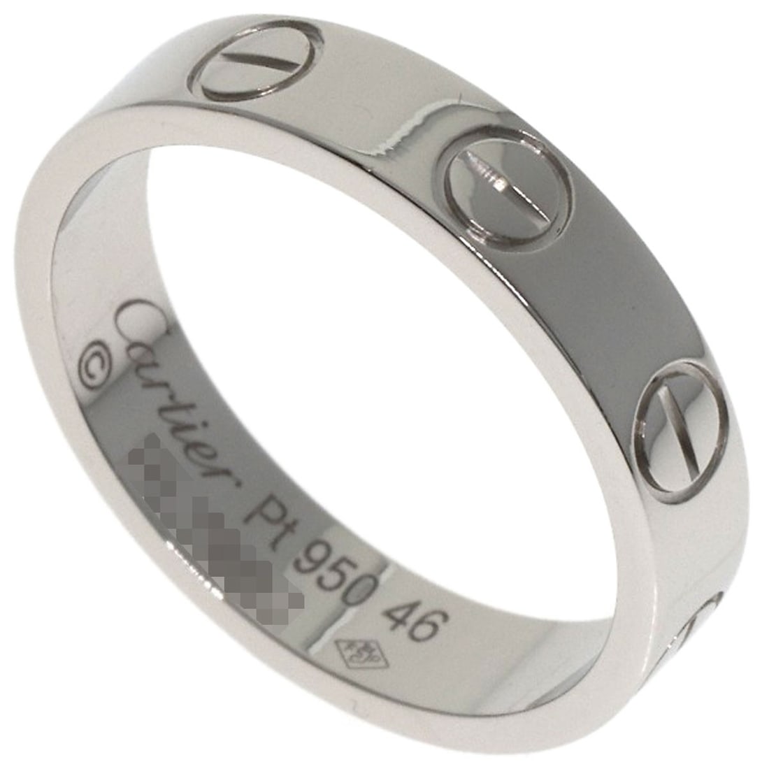 PT950 CARTIER mini love ring #46 Ring Platinum: PT950 CARTIER mini love ring #46 Ring Platinum This listing features PT950 CARTIER mini love ring #46 Ring Platinum. Item specifics are provided below. Item Specifics: Brand: CARTIER Style: Ring