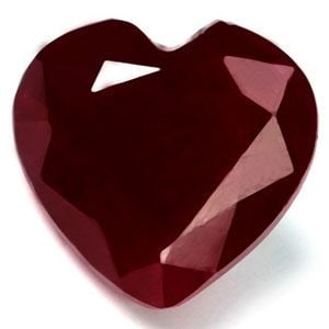 Loose Ruby Gemstone - GIA Heart 1.79ct Red SI (1 of 1)
