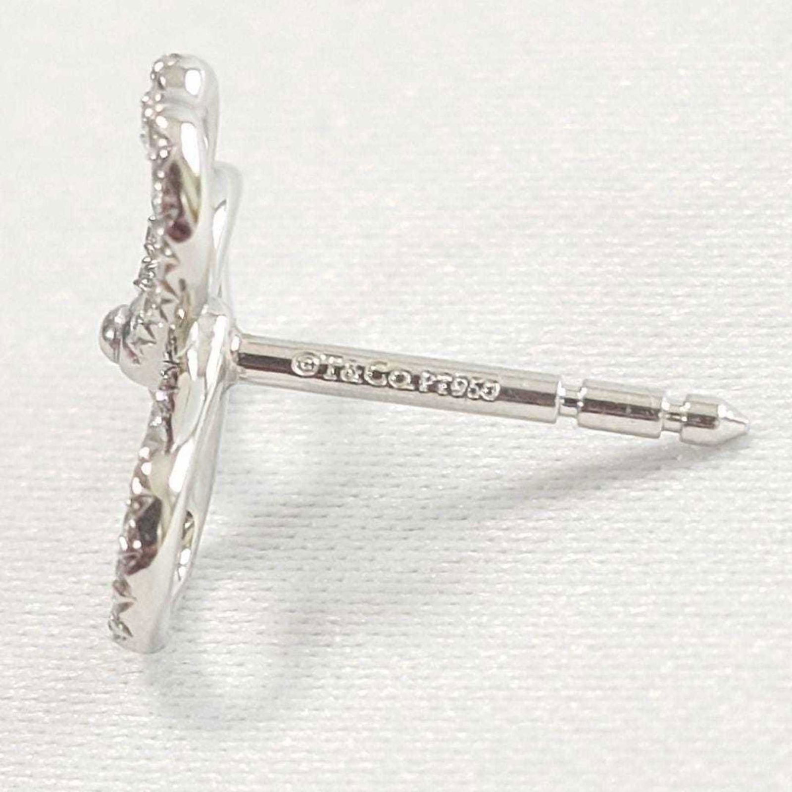 Platinum Tiffany Stud Earrings - 10