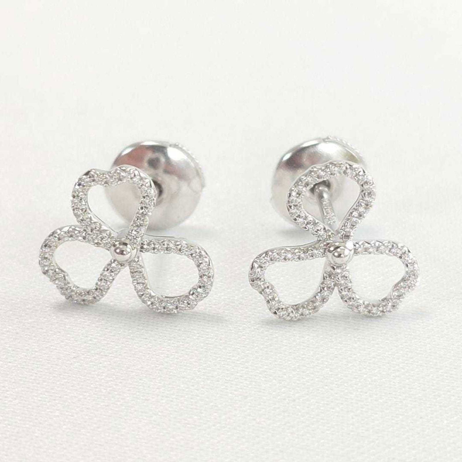 Platinum Tiffany Stud Earrings - 3