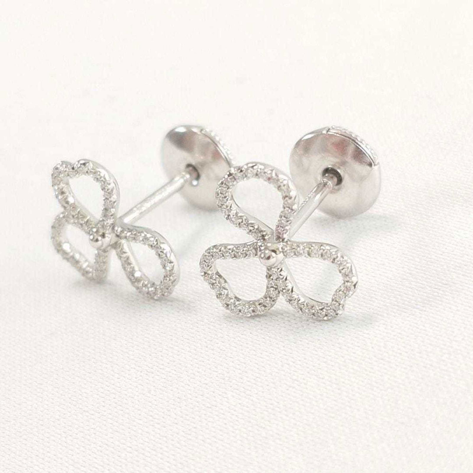 Platinum Tiffany Stud Earrings - 5